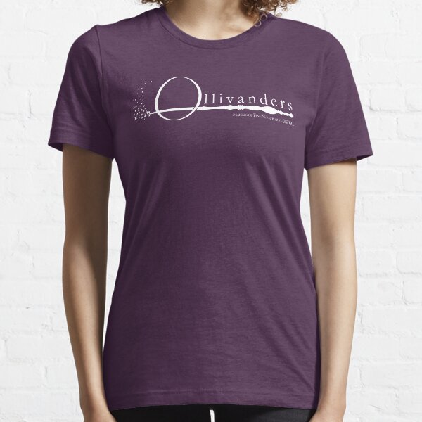 Ollivanders Logo in White Essential T-Shirt