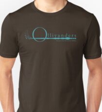 Ollivanders Logo in Blue Unisex T-Shirt
