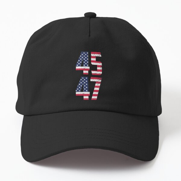Vista previa del artículo con la obra «45 47 Trump 2024 - Presidente Trump 2024 Bandera estadounidense 45 47», diseñado y vendido por Ryan89-Design.
