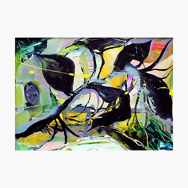 Branch Salad Abstract Painting Photographic Print