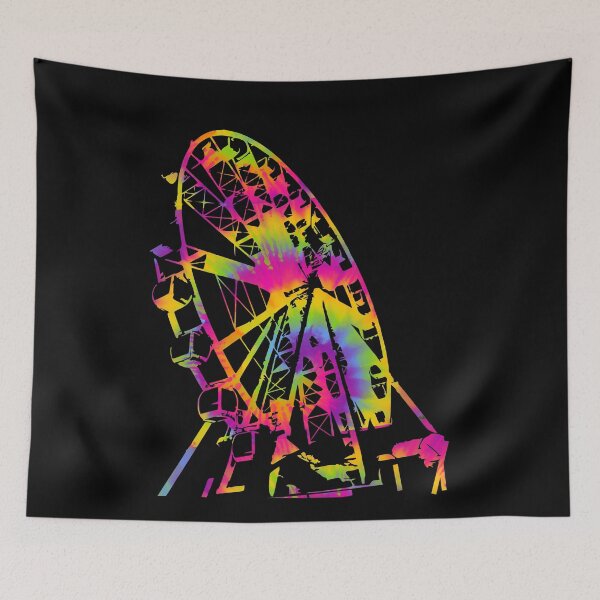 Item preview, Ferris Wheel | Carnival Time (Rainbow) designed and sold by the-krisney-way.