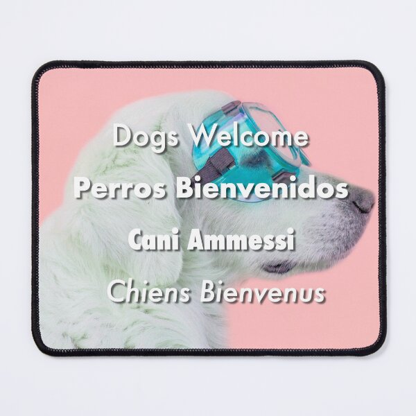 Item preview, Dogs welcome designed and sold by profealiceinfo.