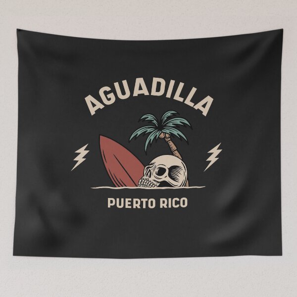 Item preview, Vintage Surfing Aguadilla, Puerto Rico designed and sold by SLAG-Creative.
