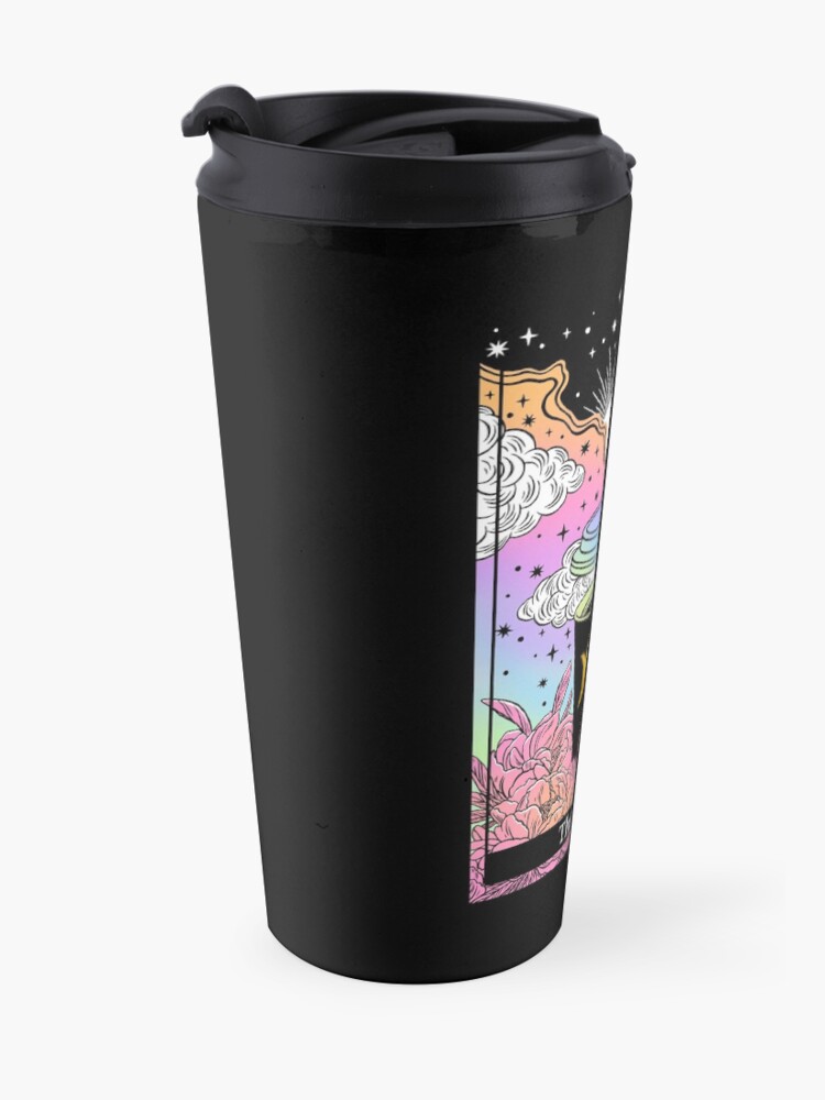 Alternate view of Tarot card the Coffee Travel Coffee Mug