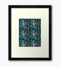 Graphic abstract pattern Framed Print