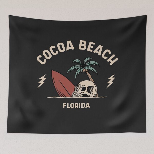 Item preview, Vintage Surfing Cocoa Beach, Florida designed and sold by SLAG-Creative.