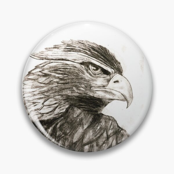Item preview, All-Seeing Hawk Drawing designed and sold by Stygan.