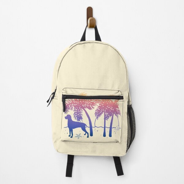 Item preview, Weimaraner Ombre Beach Sunrise designed and sold by JannaSalak.