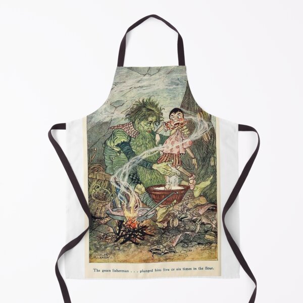 Item preview, Pinocchio Vintage Fairytale Book Illustration designed and sold by Bellathewilde.