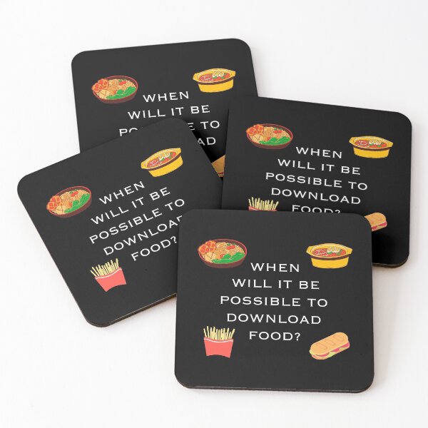 Item preview, ¿Cuándo podemos descargar comida? designed and sold by janraydesigns.