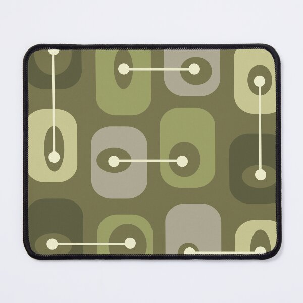 Item preview, Abstract Squishy Cubes Olive Green designed and sold by thepixelgarden.