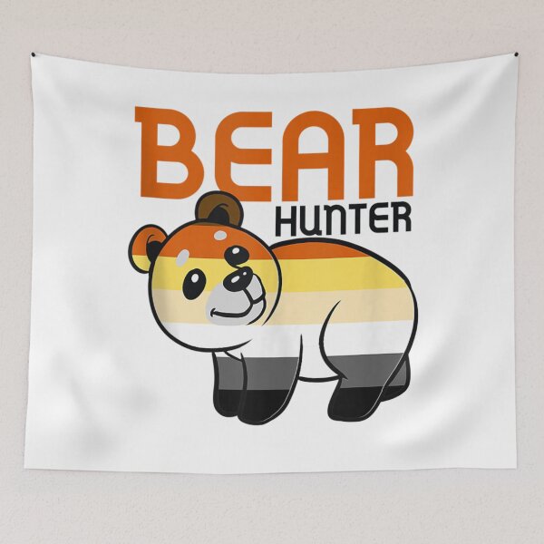 Item preview, Bear Hunter Gay Pride Gay Bear Couple Flag Cute Love Tank Top designed and sold by GiselleShop.