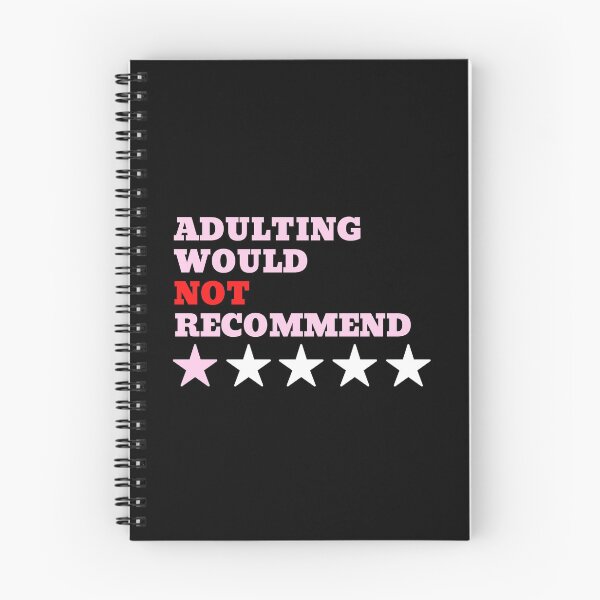 Item preview, Adulting Would Not Recommend designed and sold by isurudinushaper.