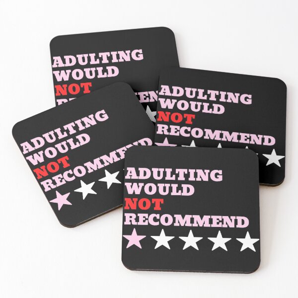 Item preview, Adulting Would Not Recommend designed and sold by isurudinushaper.