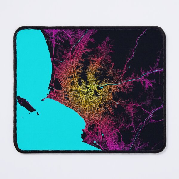 Item preview, Lima City Map of Peru - Neon designed and sold by deMAP.