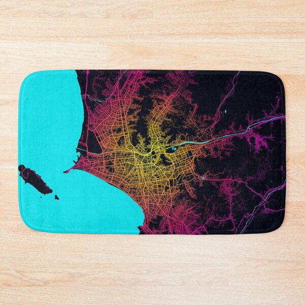 Item preview, Lima City Map of Peru - Neon designed and sold by deMAP.