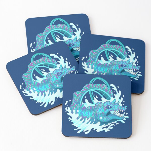 Item preview, Kraken Roller Coaster SeaWorld Theme Park designed and sold by jfells.