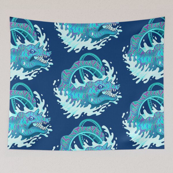 Item preview, Kraken Roller Coaster SeaWorld Theme Park designed and sold by jfells.