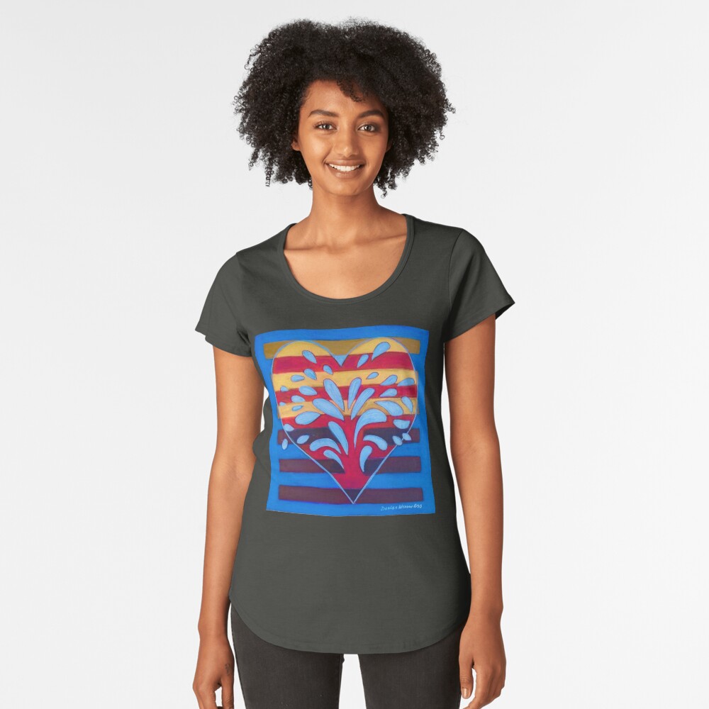 Hexagram 25 - Wu Wang (Innocence) Premium Scoop T-Shirt