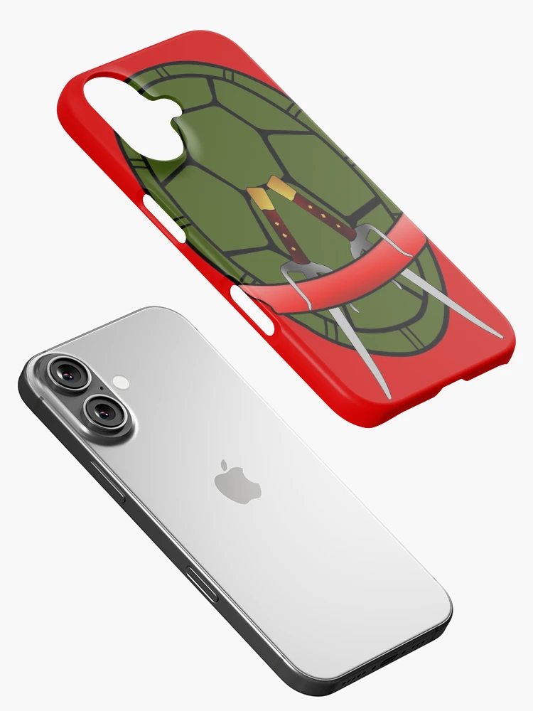 Thumbnail 2 of 4, iPhone Case, TMNT Raphael Shell Case designed and sold by LumpyHippo.