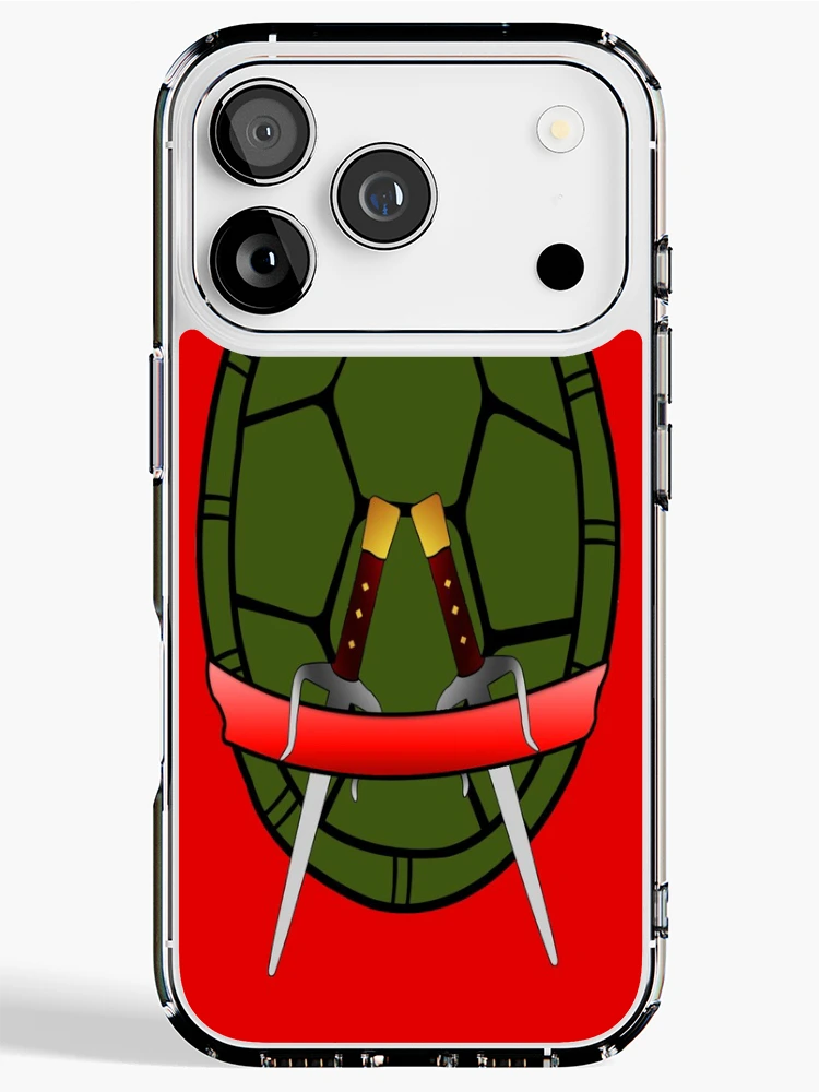Thumbnail 1 of 5, iPhone Case, TMNT Raphael Shell Case designed and sold by LumpyHippo.