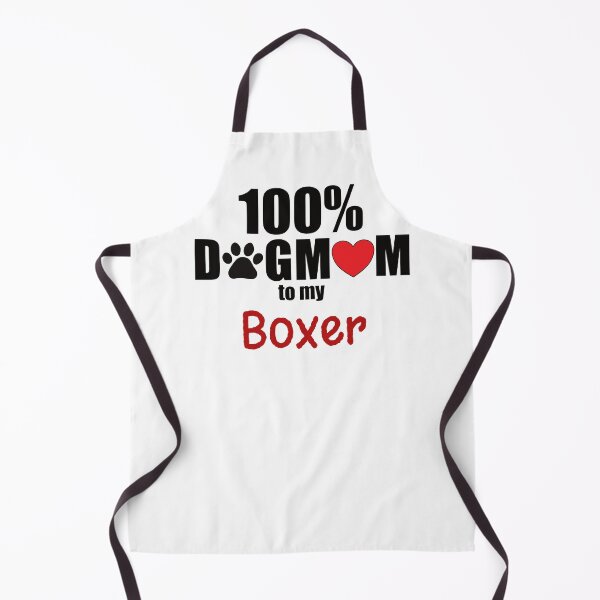 Item preview, 100% Dog MoM With Paw Heart Boxer designed and sold by KobelskiDesigns.
