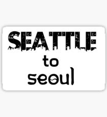 Seattle to Seoul Sticker