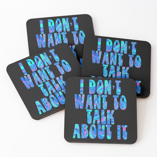 Item preview, Don’t Want to Talk About It Funny Saying designed and sold by AMSonArt.