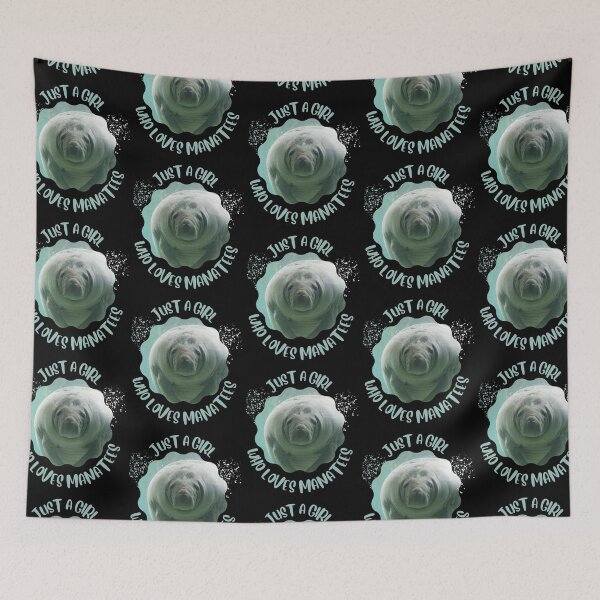 Item preview, Just A Girl Who Loves Cute Manatees designed and sold by Beluved.