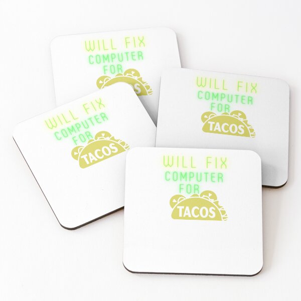 Item preview, will fix computer for tacos designed and sold by IllustrataPower.