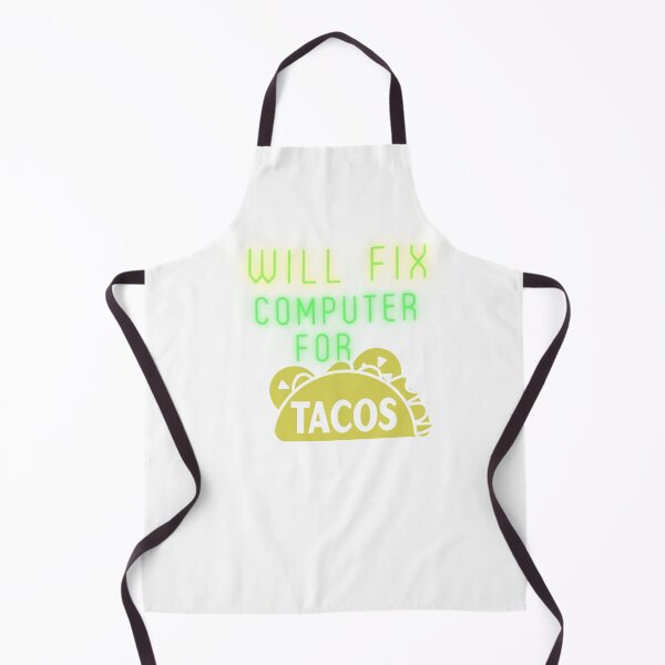 Item preview, will fix computer for tacos designed and sold by IllustrataPower.