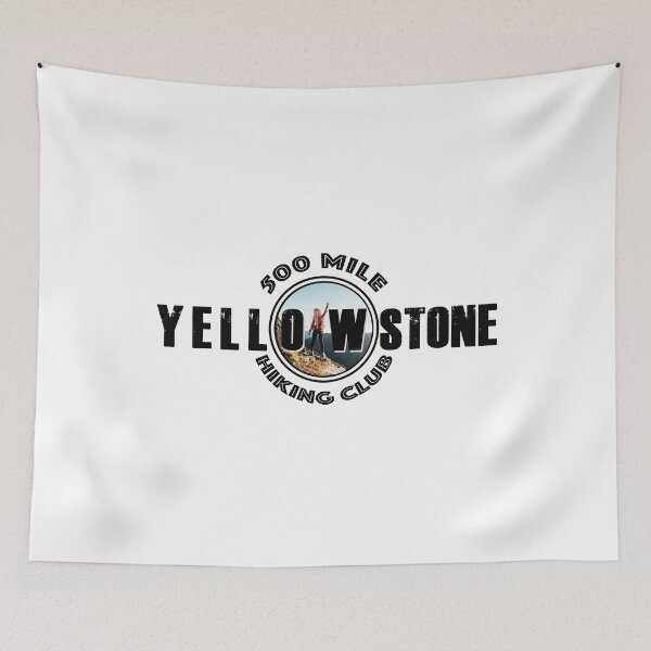 Item preview, 500 MILE HIKING CLUB  Yellowstone National Park - backcountry hiking designed and sold by SmyrnaBuffalo.