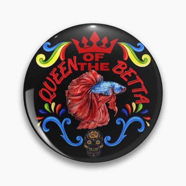 Item preview, Queen of the betta fish designed and sold by Pugnaciousprint.