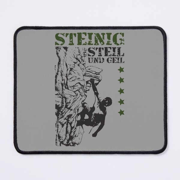 Artikelvorschau, Extrem Klettern Bouldern Bergsteigen Steinig Steil Geil Design entworfen und verkauft von brunsch-print.