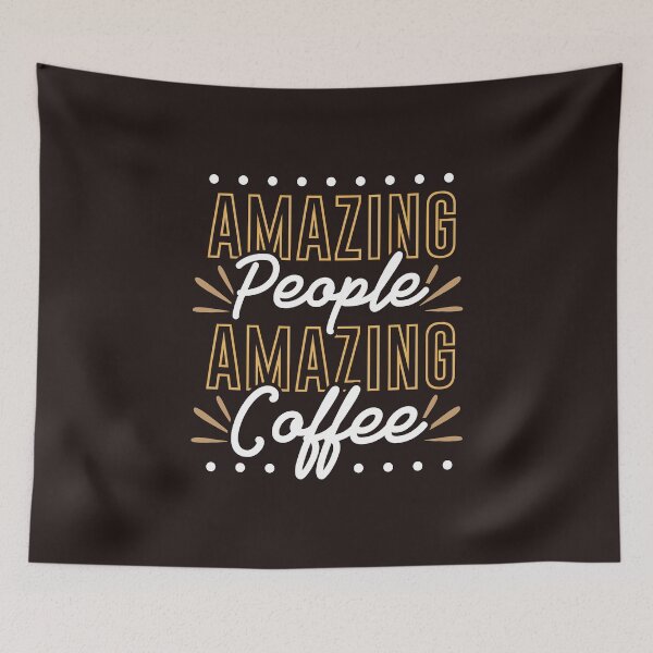Item preview, amazing people amazing coffee shirt , gift for friend, gift for girl friend , gift for boyfriend ,for coffee lovers designed and sold by jake aff47.