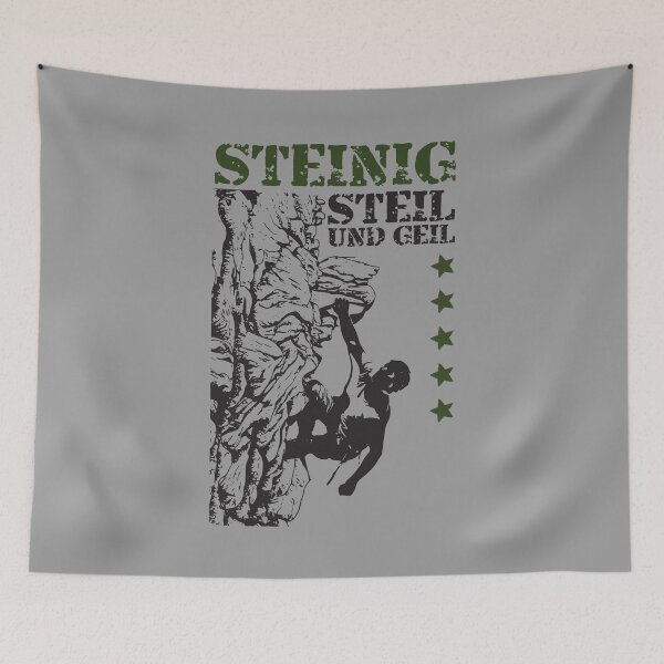 Item preview, Extreme Climbing Bouldering Mountaineering Stony Steil Geil Design designed and sold by brunsch-print.