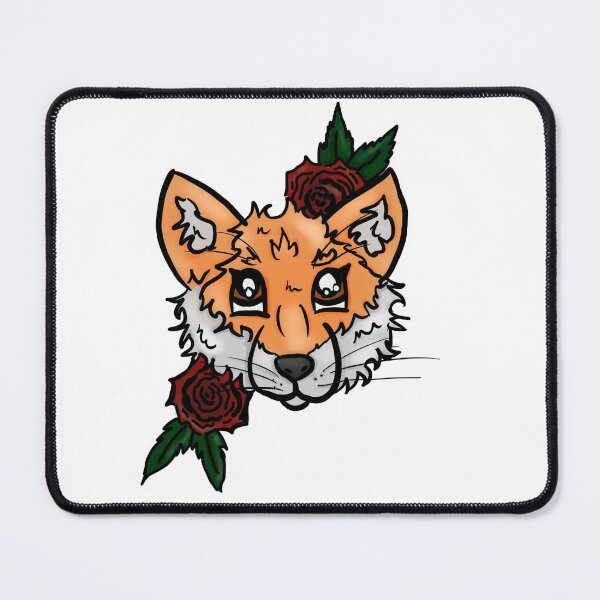 Item preview, Fox and Roses designed and sold by BioLushGraphics.