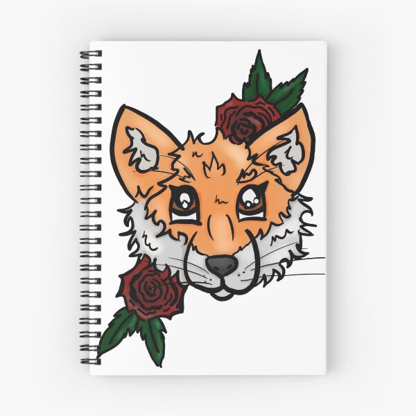 Item preview, Fox and Roses  designed and sold by BioLushGraphics.