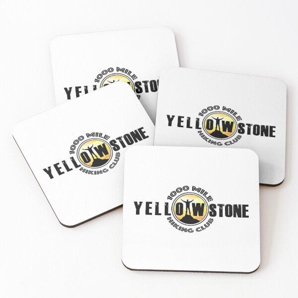 Item preview, 1000 MILE HIKING CLUB  Yellowstone National Park - backcountry hiking designed and sold by SmyrnaBuffalo.