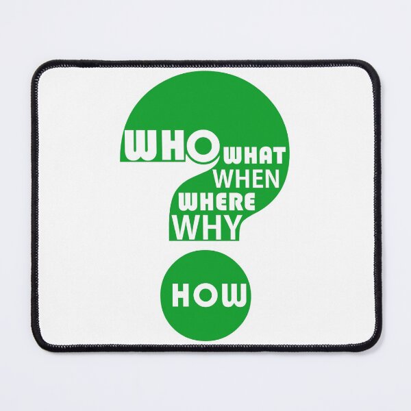 Item preview, Who, What, When, Where, Why, & How? designed and sold by Jean Gregory Evans.