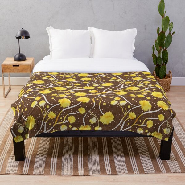 Item preview, Golden Dandelions Brown designed and sold by Robin Jensen.