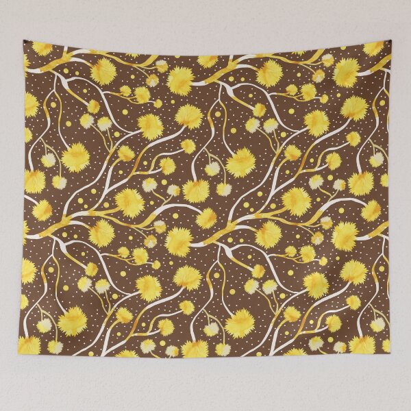 Item preview, Golden Dandelions Brown designed and sold by Robin Jensen.