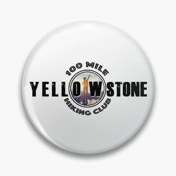 Item preview, 100 MILE HIKING CLUB  Yellowstone National Park - backcountry hiking designed and sold by SmyrnaBuffalo.
