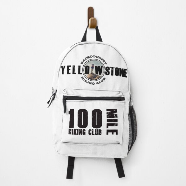 Item preview, 100 MILE HIKING CLUB Yellowstone National Park - backcountry hiking designed and sold by SmyrnaBuffalo.