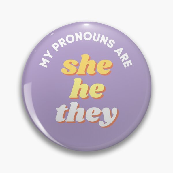 Item preview, My Pronouns Are She/He/They designed and sold by kaleidoink designs.