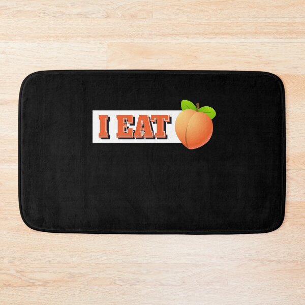 Item preview, Peach I Eat Fucht Vegan Früchte designed and sold by MooonTees.