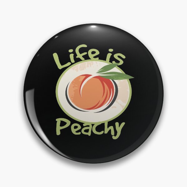 Item preview, Peach Life Is Peachy Fruit Vegan designed and sold by MooonTees.