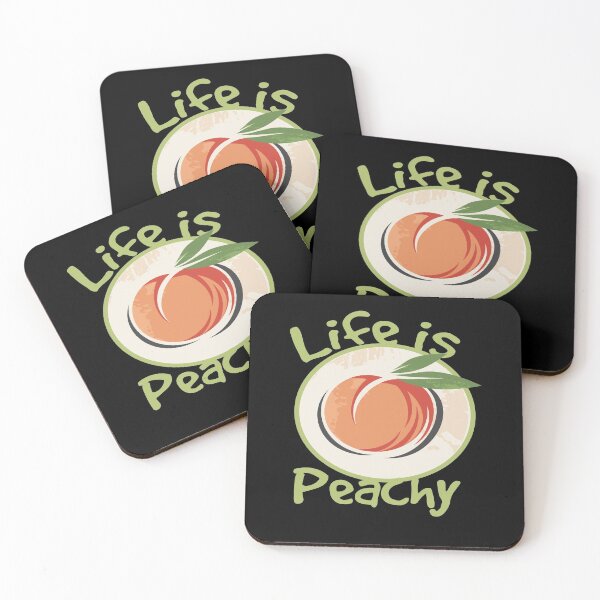 Item preview, Peach Life Is Peachy Fruit Vegan designed and sold by MooonTees.