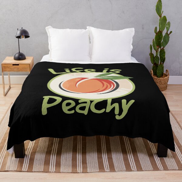 Item preview, Peach Life Is Peachy Fruit Vegan designed and sold by MooonTees.