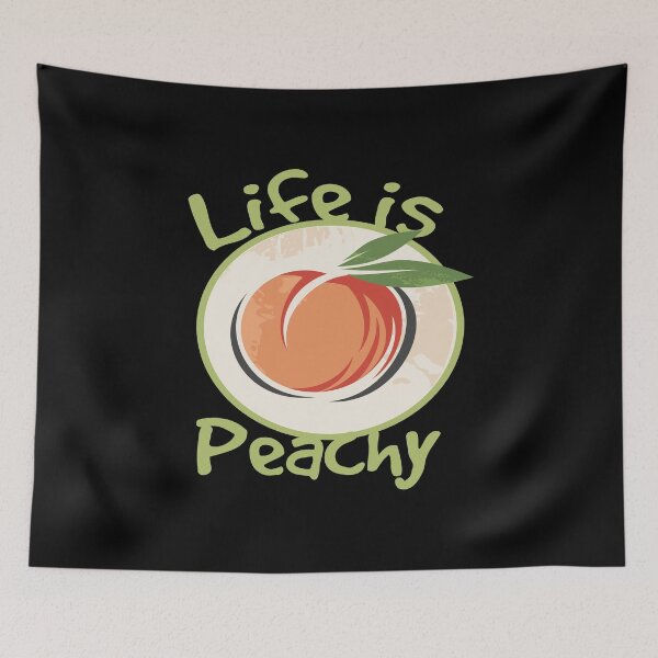 Item preview, Peach Life Is Peachy Fruit Vegan designed and sold by MooonTees.